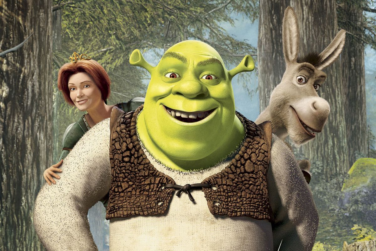 Shrek and Donkey and Fiona